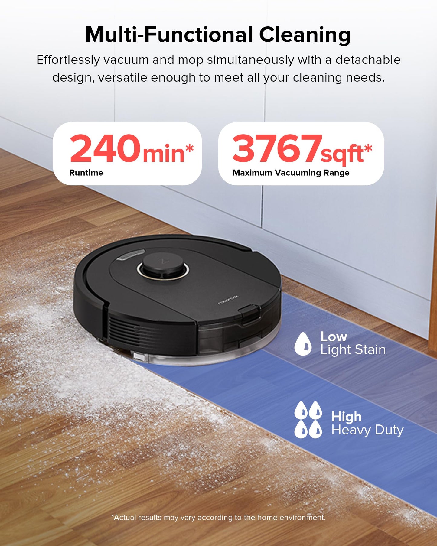 Roborock Q5 Pro+ Robot Vacuum and Mop – 5,500Pa Suction, Self-Emptying, DuoRoller Brush, Smart Navigation