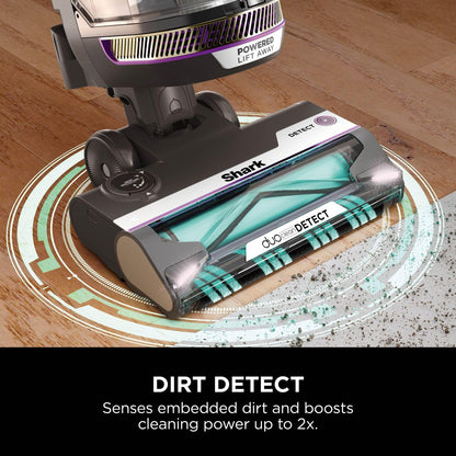 Shark AZ3900UKTBK Corded Upright Vacuum Cleaner – DuoClean Detect, Anti Hair Wrap, Charcoal