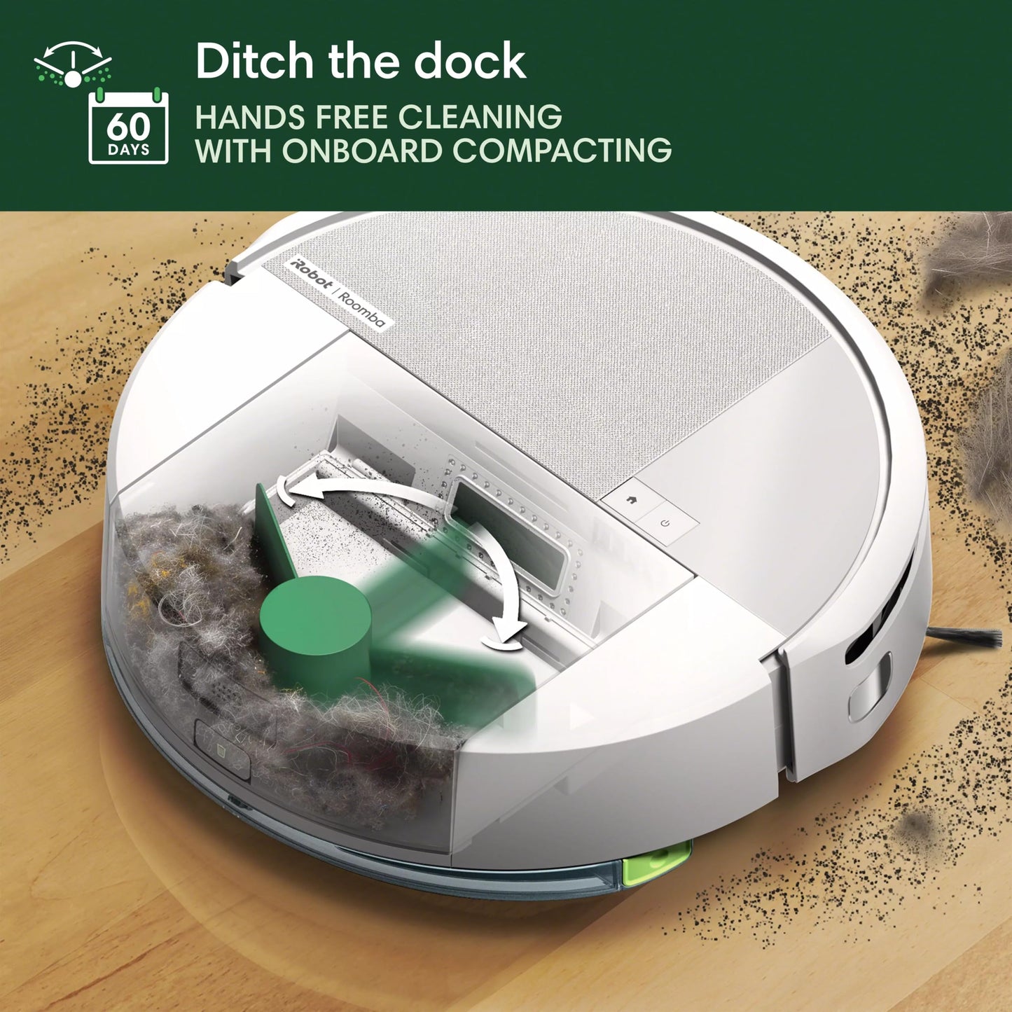 iRobot Roomba 205 Combo Robot Vacuum and Mop – 7000Pa, LiDAR Navigation, White