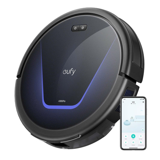 Eufy G50 Robot Vacuum Cleaner – 4000Pa Suction, Pet Hair, Hard Floors & Carpets, Alexa Compatible
