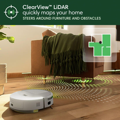 iRobot Roomba 205 Combo Robot Vacuum and Mop – 7000Pa, LiDAR Navigation, White