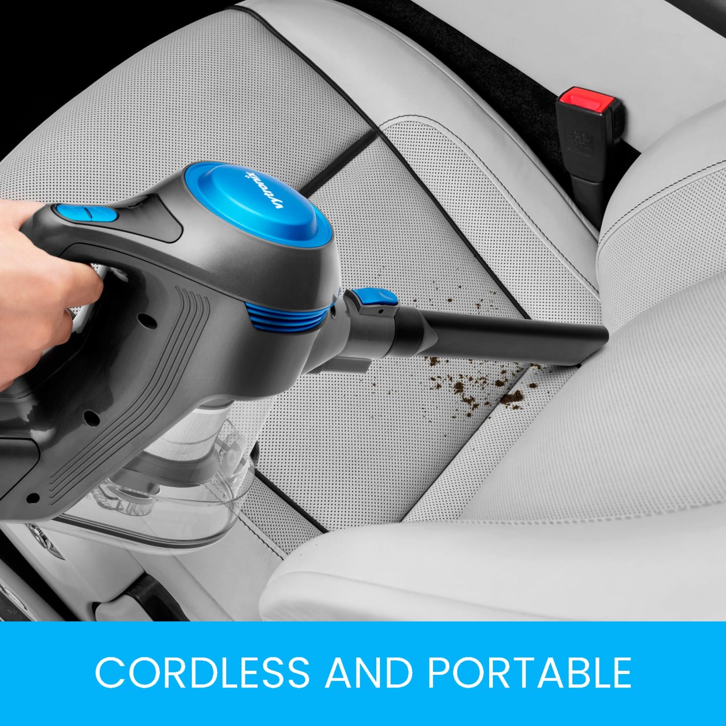 Vytronix 3-in-1 Cordless Stick Vacuum Cleaner – Blue/Silver