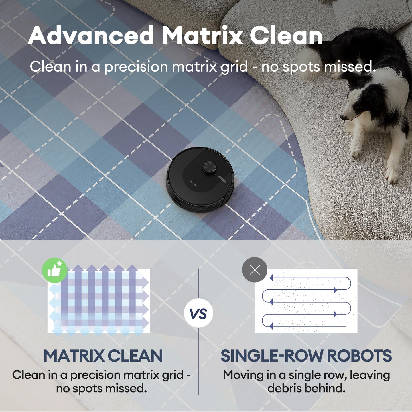Ultenic D10 Robot Vacuum and Mop with LiDAR Navigation – 5000Pa Suction